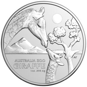 Royal Australian Mint Žirafa 1 Oz stříbro