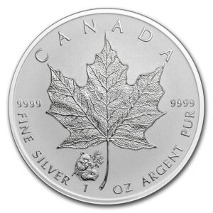 Royal Canadian Mint 2016 Kanada 1 oz Silver Maple Leaf Panda Privy BU